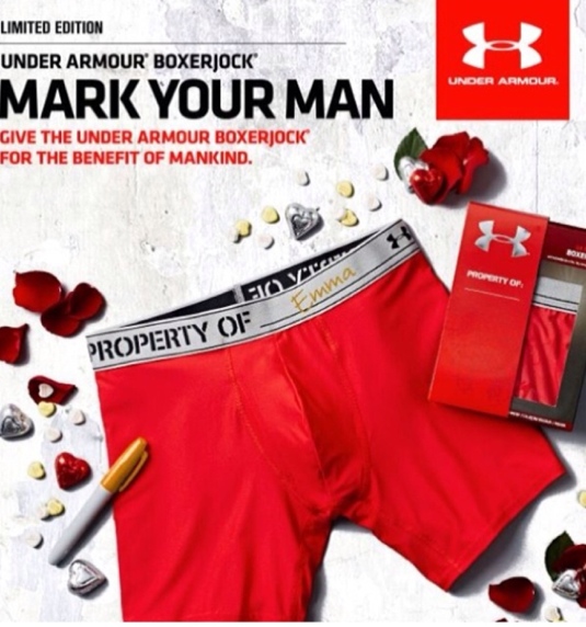under armour valentines day boxers
