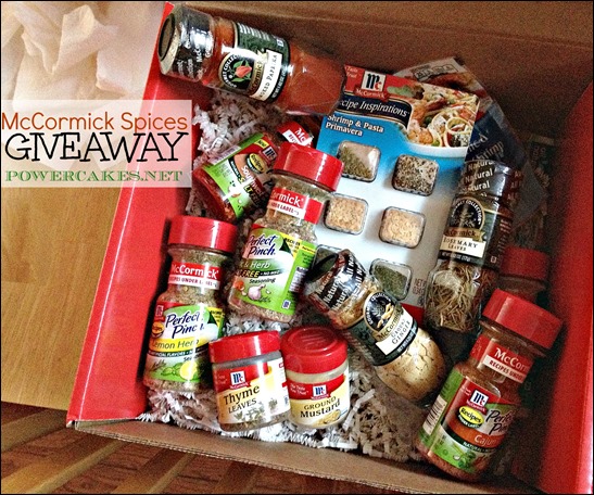 MCCORMICK SPICES GIVEAWAY